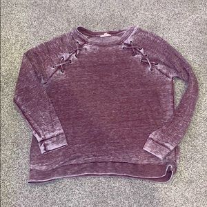 Purple Long sleeve shirt